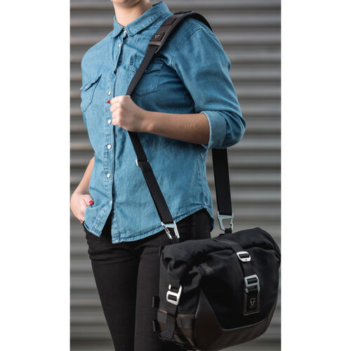 Motorcycle Baggage SW-MOTECH Legend Gear shoulder strap LA4 black/brown Beige
