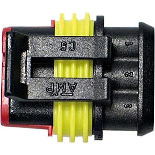 Electrics Others POLO AMP Superseal plug set 3-pole Red