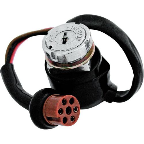 Motorcycle Switches & Ignition Switches Paaschburg & Wunderlich ignition lock 210-001, 4er plug round for Honda Neutral