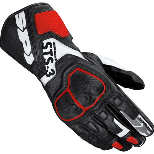 Motorcycle Gloves Sport SPIDI STS-3 Leather Glove Red