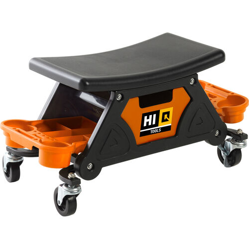 Others For The Garage Hi-Q Tools Multi tool stool rollable up to 150 kg black/orange