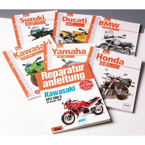 Instructions de réparation pour moto Motorbuch-Verlag Manuel de réparation Bucheli BMW F800R Noir