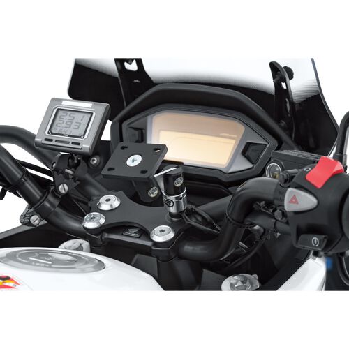 Motorcycle Navigation & Smartphone Holders Berni`s satnav bracket NH1/12 for nearly all handlebar clamp Brown