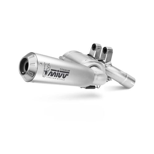 Motorcycle Exhausts & Rear Silencer MIVV Exhaust X-M1 titanium for BMW F 900 R Grey