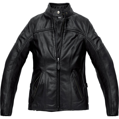 Motorcycle Leather Jackets SPIDI Mack Lady Leather Jacket Black