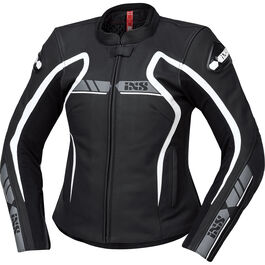 Motorcycle Leather Jackets IXS RS-600 1.0 LD Sport Lady Leather Jacket Grey