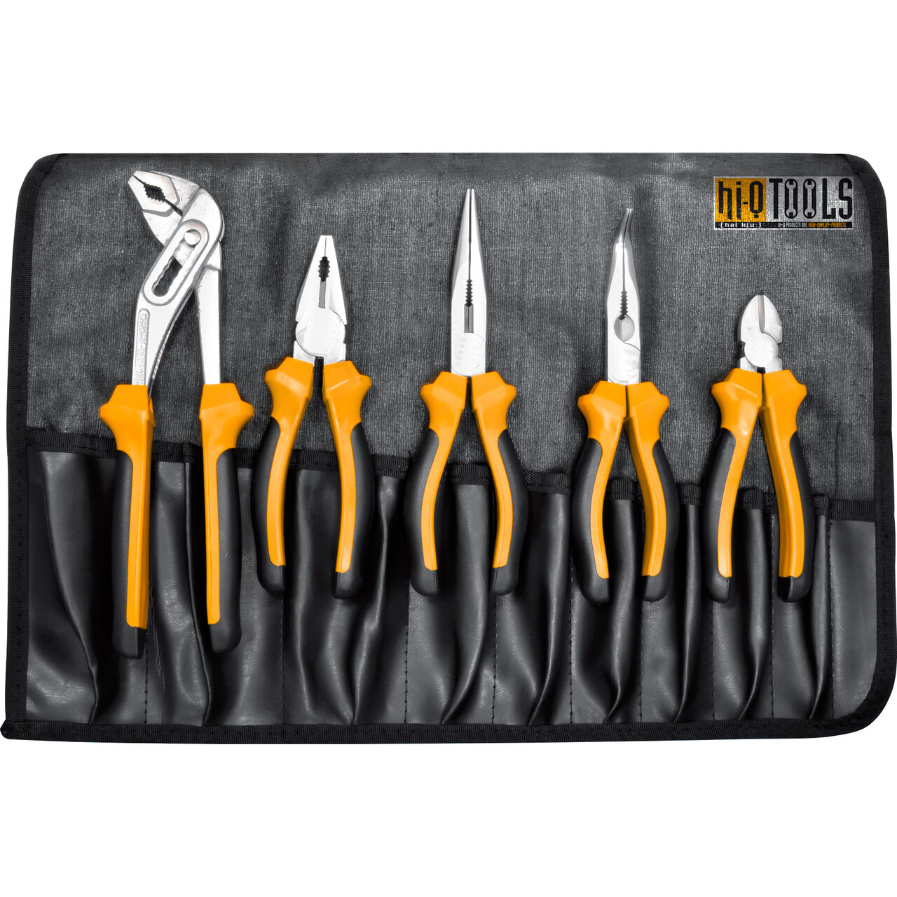 pliers set 5-piece in roll-up bag