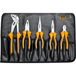 pliers set 5-piece in roll-up bag