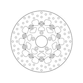 brake disc Oro floating 78B40891  292/56/82,5/5/8,5/5