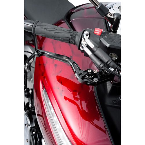 Motorrad Bremshebel Mizu Bremshebel einstellbar/klappbar GP Alu RS-511 schwarz Neutral