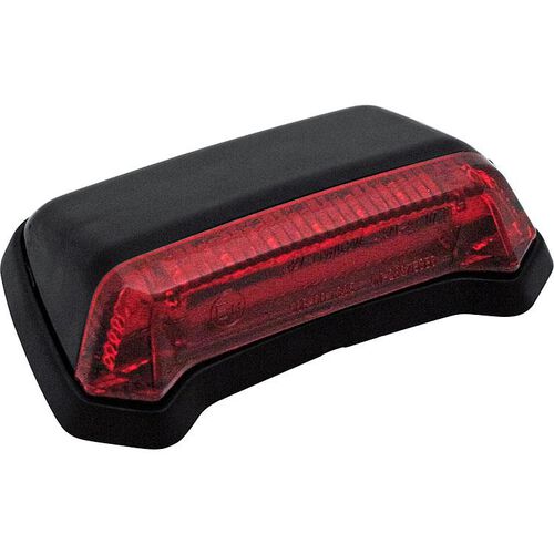 Motorrad Rücklichter & Reflektoren Shin Yo LED Rücklicht Fender schwarz, rotes Glas Neutral