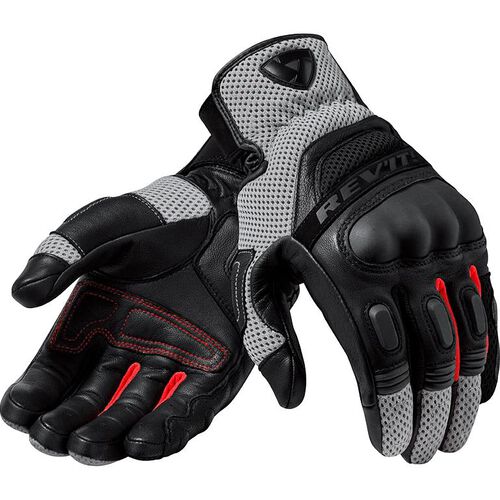 Motorcycle Gloves Cross REV'IT! Dirt 3 Glove black/red XS