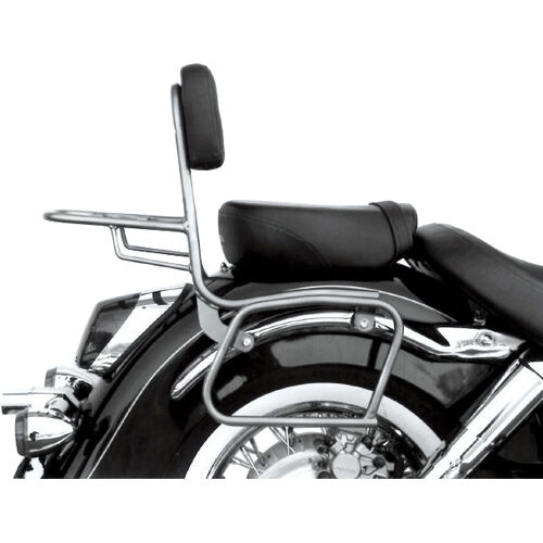 Luggage Racks & Topcase Carriers Hepco & Becker Sissy bar with luggage rack chrome for Honda VT 1100 C3 SC39 Neutral