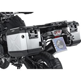 Seitenkoffer Hepco & Becker Xplorer Cutout Kofferset schwarz für Suzuki DL 800 V-Strom D Grau