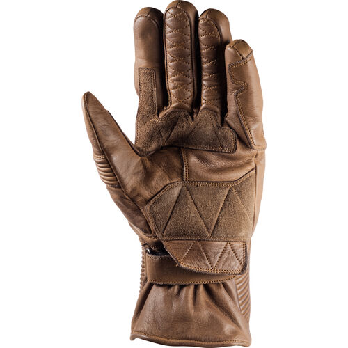 David Deckhand WP leather glove long brown