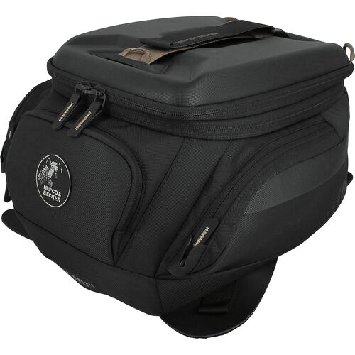 Motorcycle Tank Bags - Quicklock Hepco & Becker Strap tank bag Epic 11 liters Neutral