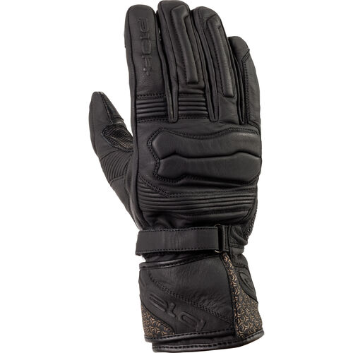 Motorcycle Gloves Tourer Held Discovery leather glove long Black