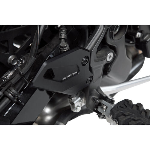 Motorrad Sturzpads & -bügel SW-MOTECH Schutzplatte Paar für Fußbremspumpe SCT.08.891.10100/B Braun