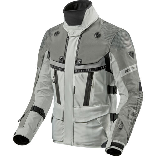 Motorcycle Textile Jackets REV'IT! Dominator 3 GTX Textile Jacket Grey