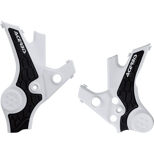 Crash-pads & pare-carters pour moto Acerbis paire de protecteurs de cadre X-Grip blanc/noir de CRF 1100 Gris