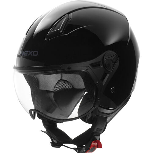 Open Face Helmets Nexo Demi Jet Helmet City II Black