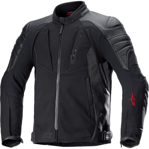 Motorcycle Leather Jackets Alpinestars Proton WP leather jacket Black