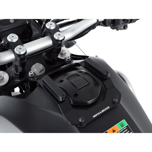 Motorrad Tankrucksack mit Quicklock Hepco & Becker Lock-it Tankring spezial für Yamaha Tenere 700 Weiß