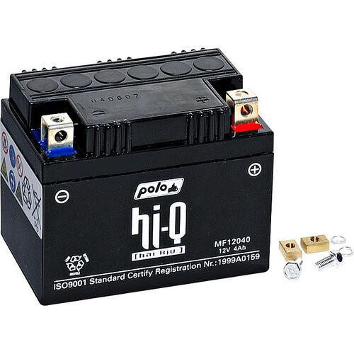 Batteries de moto Hi-Q batterie AGM Gel scellé HTC4L, 12 V, 4Ah (YTC4L) Neutre