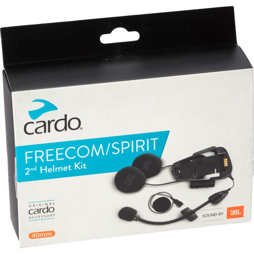 Système de communication pour casque Cardo Freecom/Spirit 2nd Helmet Kit JBL Neutre