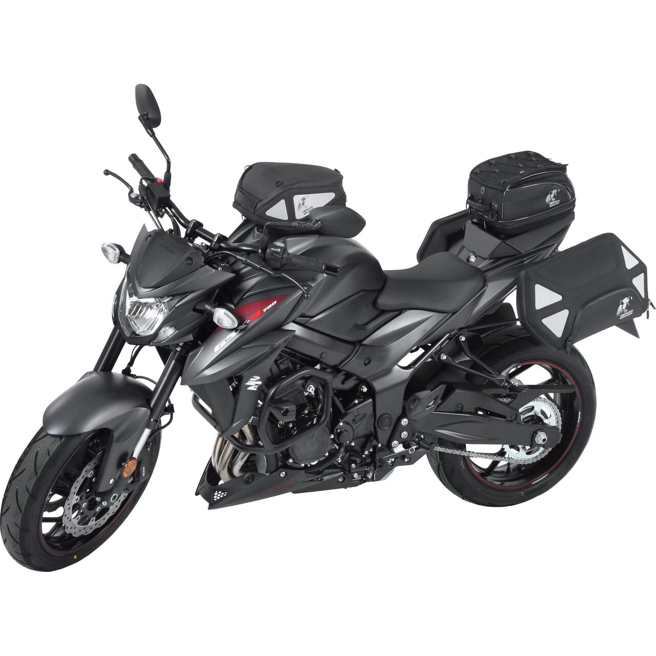 Buy Hepco & C-Bow side bag black for Suzuki GSX-S 750 - POLO Motorrad