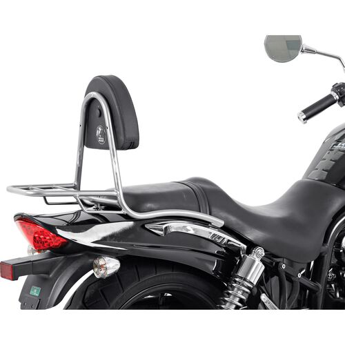 Luggage Racks & Topcase Carriers Hepco & Becker Sissy bar with luggage rack Neutral