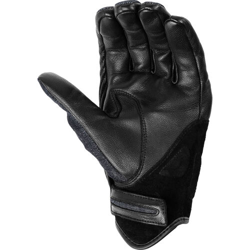 Leather-Denim Glove 1.0 black/blue