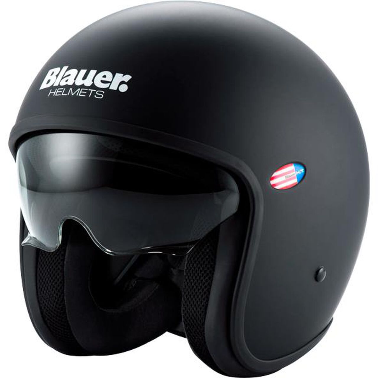 Blauer Pilot 1.1 Monochrome Flat Black L Open-Face-Helmet