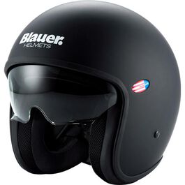 Blauer Pilot 1.1 Monochrome Open-Face-Helmet flat black