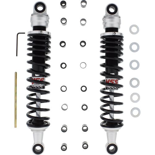 Motorcycle Suspension Struts & Shock Absorbers YSS shock absorbers E-series Stereo 360 black for Suzuki VX 800 Blue
