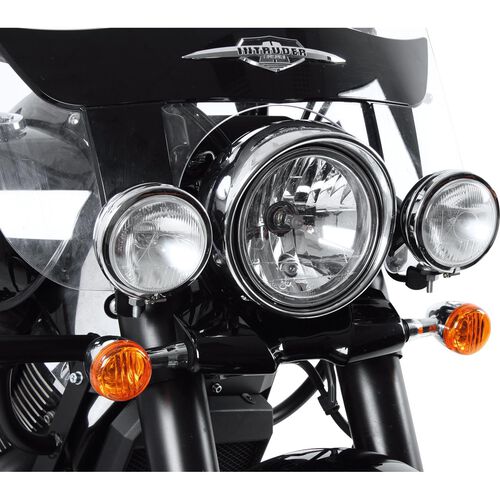 Phares & supports de phare de moto Hepco & Becker Twinlight-Set pour Suzuki C 1500 T Intruder noir Neutre