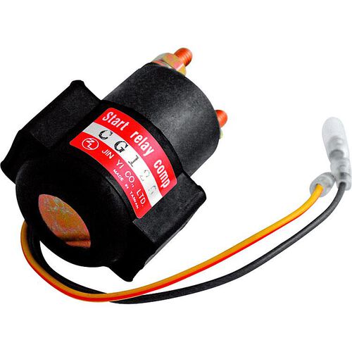 Electrics Others Paaschburg & Wunderlich starter solenoid 12V universal with round plugs Neutral