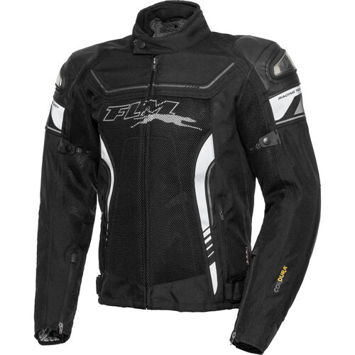 Motorcycle Textile Jackets FLM Sports leather/textile jacket 3.1 Black