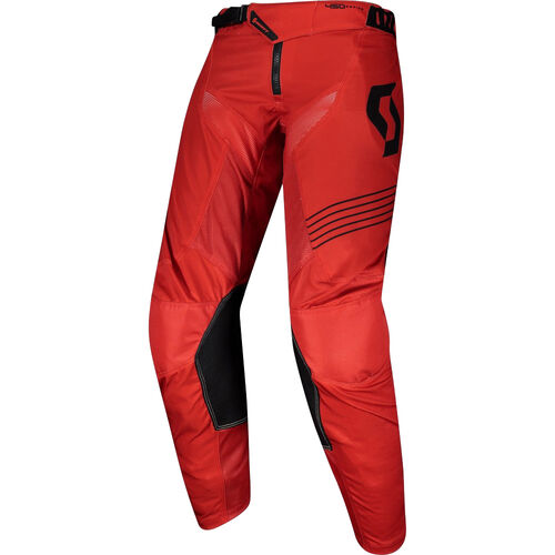 Motorcycle Textile Trousers Scott 450 Angled Cross pants Red