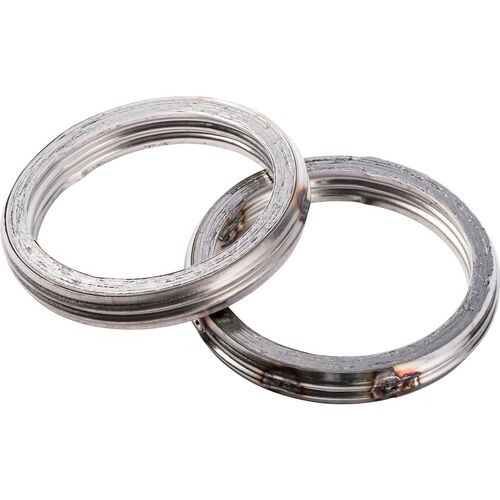 Motorcycle Exhaust Gaskets Hi-Q exhaust seals manifold to engine pair 41,5/33/5,3mm Black