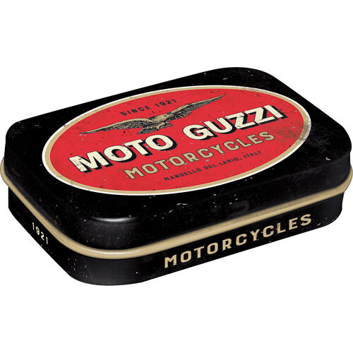 Motorrad Aufbewahrungsdosen Nostalgic-Art Pillendose Moto Guzzi - Logo Motorcycles Neutral