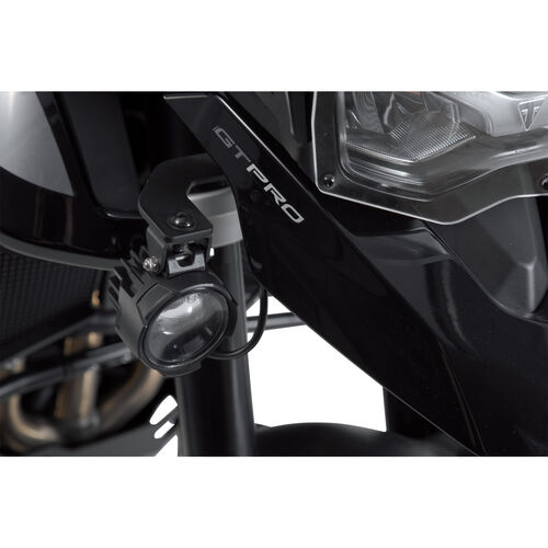 Motorrad Scheinwerfer & Lampenhalter SW-MOTECH Hawk Scheinwerferhaltesatz für Triumph Tiger 900 2020- Schwarz