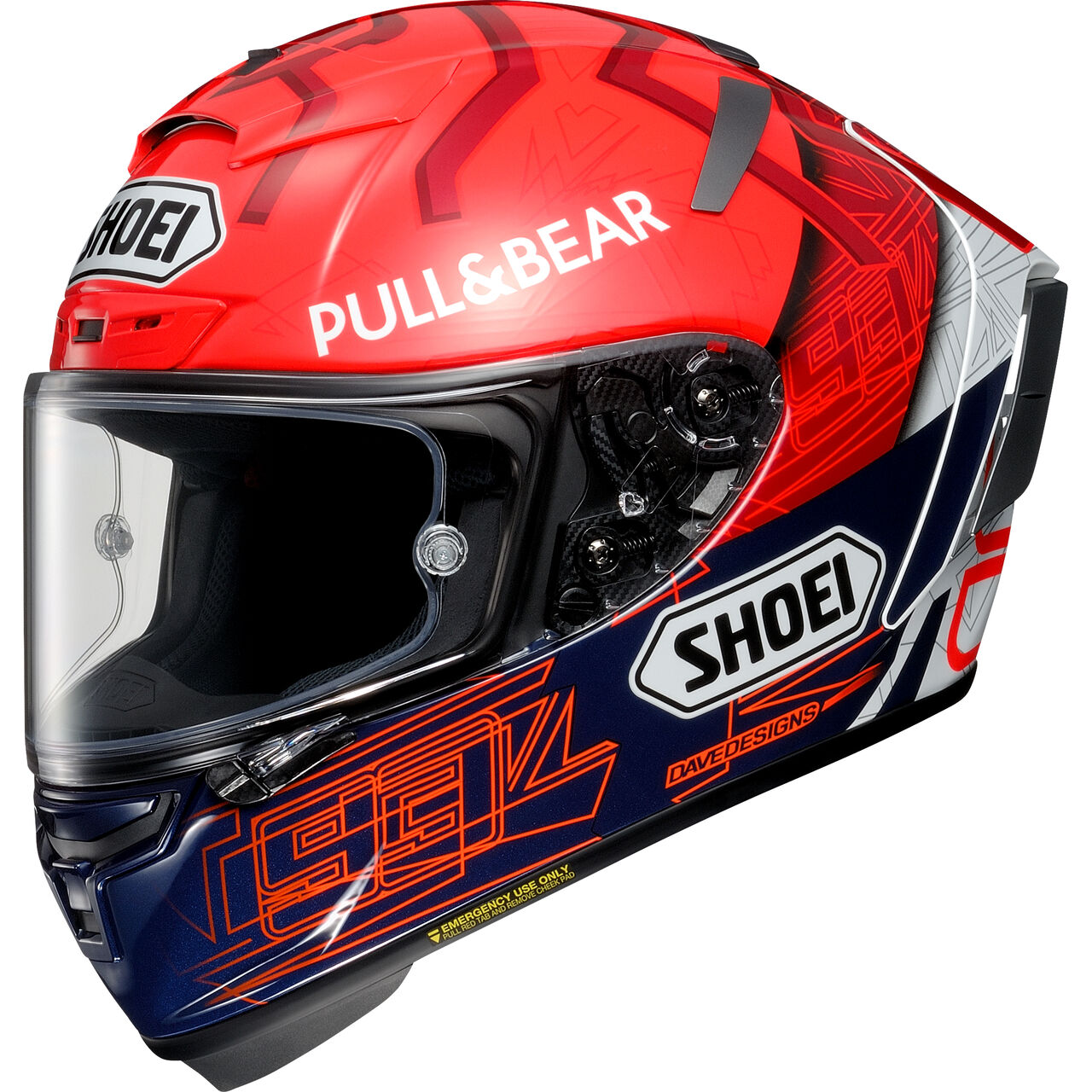 Shoei X-Spirit III Marquez 6 TC-1 Full Face Helmet