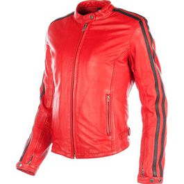 Motorcycle Leather Jackets Helstons Angel Rag Ladies Leather Jacket Red