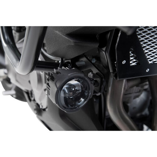 Motorrad Scheinwerfer & Lampenhalter SW-MOTECH Hawk Scheinwerferhaltesatz für Kawa KLZ 1000 Versys 2019- Schwarz