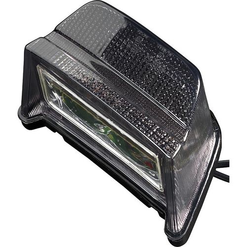 Motorcycle Rear Lights & Reflectors Shin Yo LED rear light plug&play tinted for Kawasaki ZRX 1100/1200 Grey