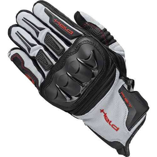 Motocross Handschuhe Held Sambia Handschuh schwarz/grau/rot 8
