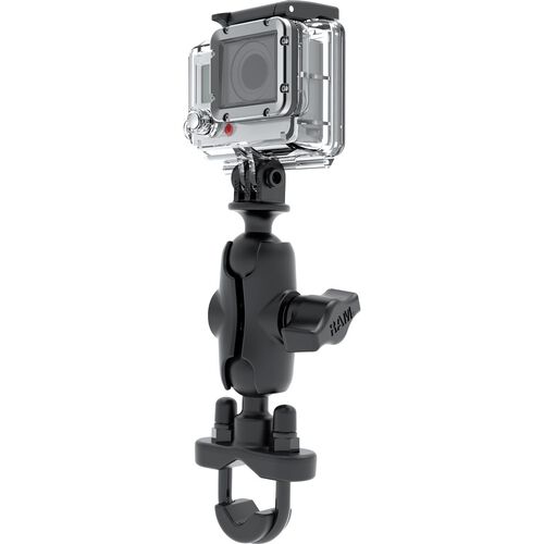 Supports & accessoires pour caméra de moto Ram Mounts adaptateur de caméra avec crampon de GoPro Hero/Garmin VIR
