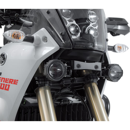 Phares & supports de phare de moto SW-MOTECH Hawk projecteur cadre support set pour Yamaha Tenere 700 /Wo Noir