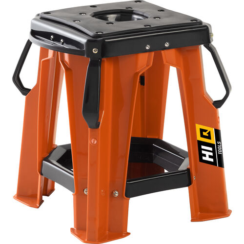 Others For The Garage Hi-Q Tools workshop stool up to 200 kg black/orange